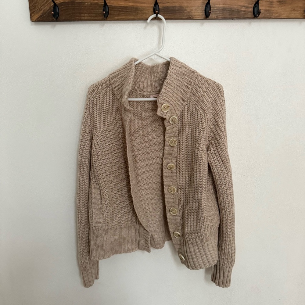 Victoria's Secret Cozy Tan Knit Cardigan